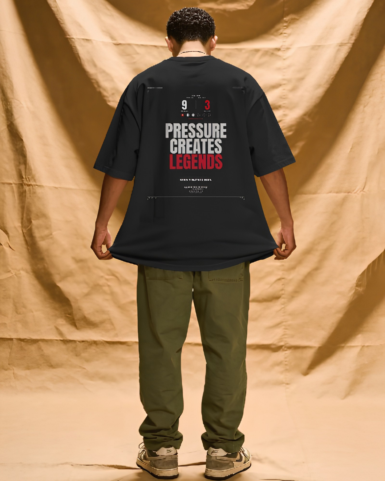 Pressure Creates Legends | Oversized Tee