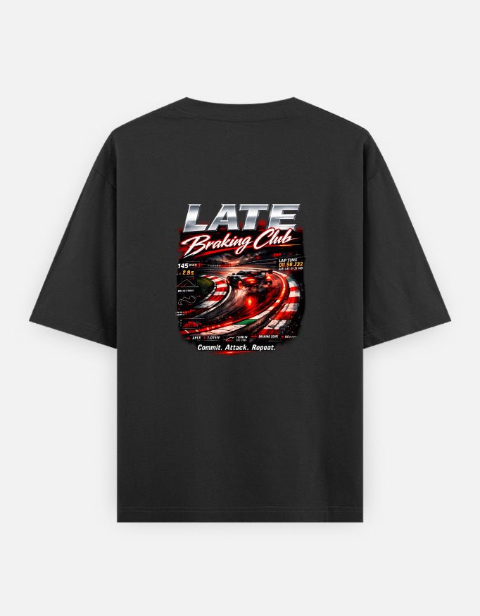Late Braking Club Oversized Tee - Oversteer Studios