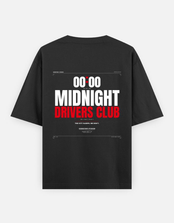 Midnight Drivers Club Oversized T-Shirt - Oversteer Studios