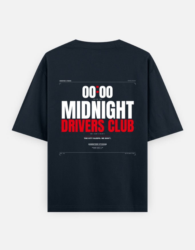Midnight Drivers Club Oversized T-Shirt - Oversteer Studios