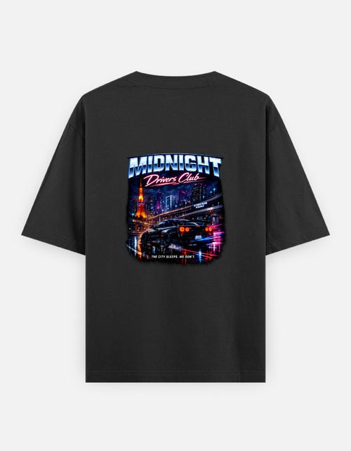 Midnight Drivers Club Oversized Tee - Oversteer Studios