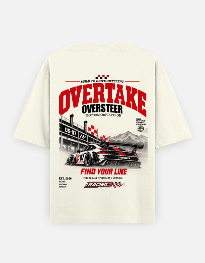 Overtake | Oversized Tee - Oversteer Studios