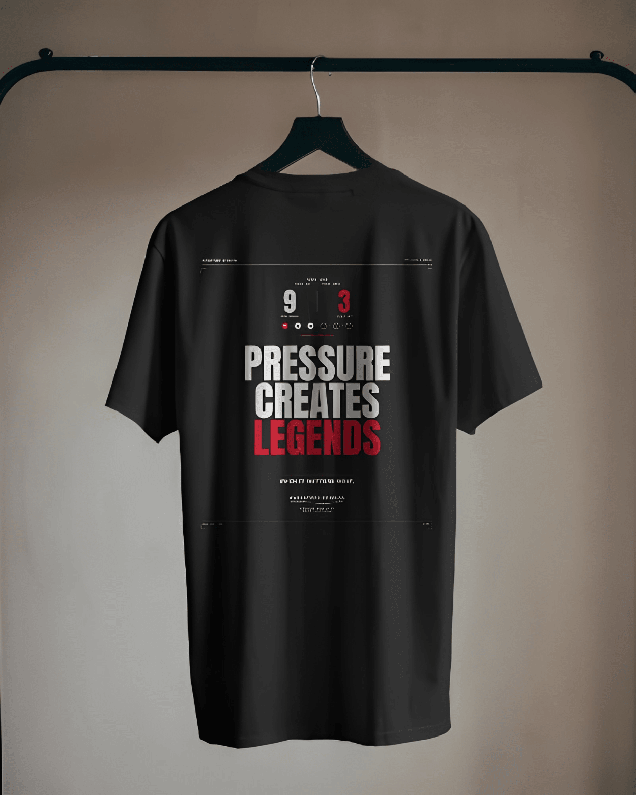 Pressure Creates Legends | Oversized Tee - Oversteer Studios