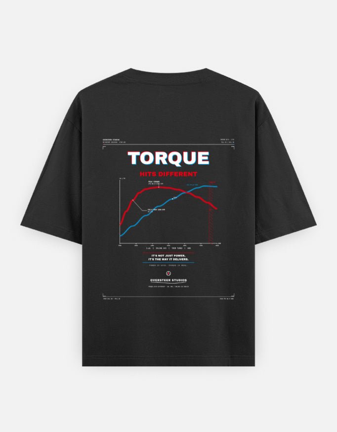 Torque Hits Different Oversized Tee - Oversteer Studios